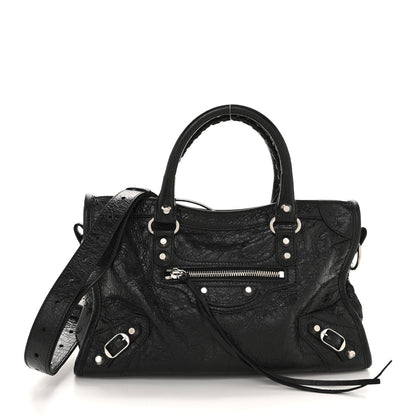Agneau Arena Silver Hardware Small Le City Black