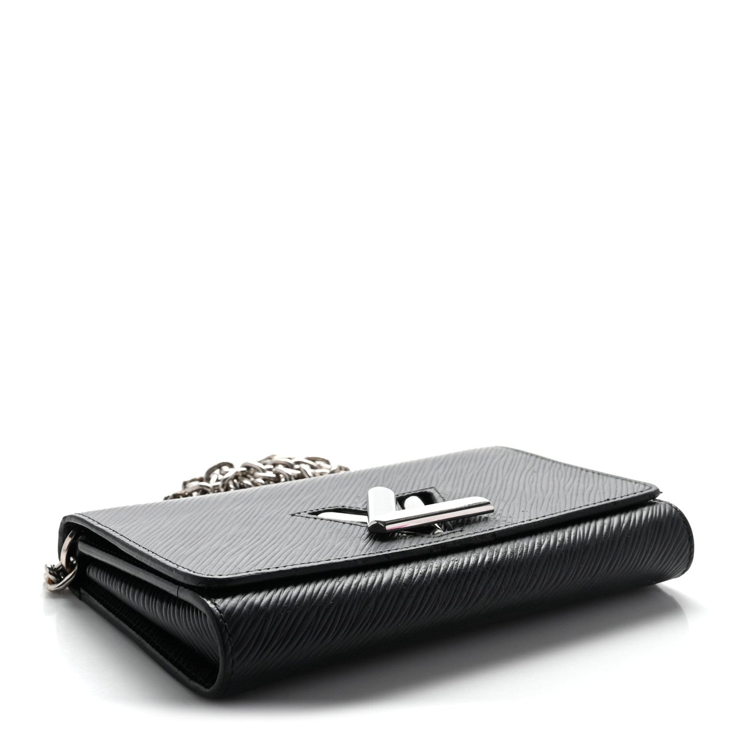 Epi Twist Chain Wallet Black