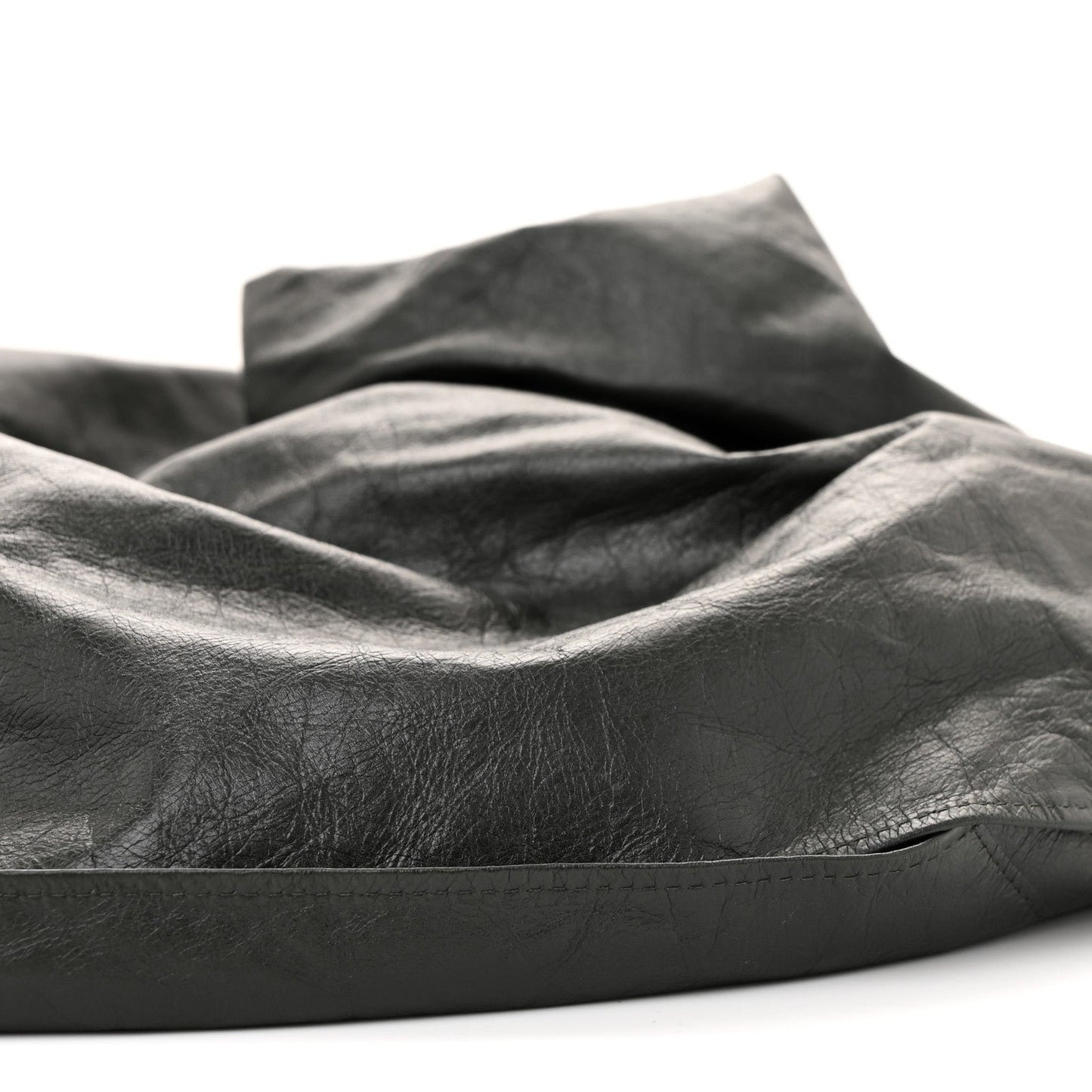 Calfskin Foulard Shoulder Bag Dark Green