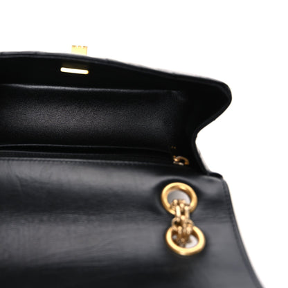 Aged Calfskin Chevron Quilted 2.55 Reissue Mini Flap Black