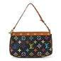 Monogram Multicolor Pochette Accessories Black