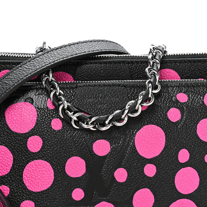 LV X YK Empreinte Multi Pochette Accessories Black Fuchsia