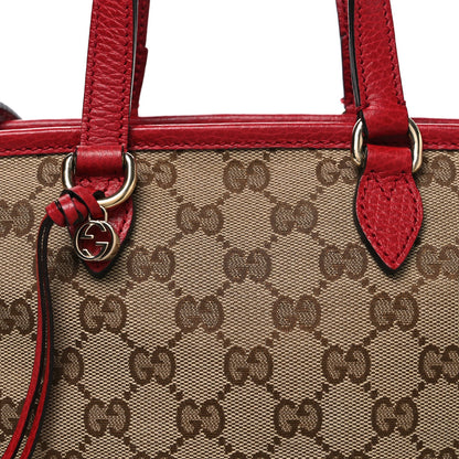 Monogram Small Bree Tote Red