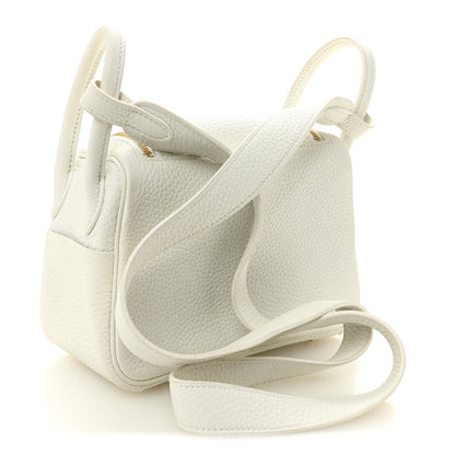 Taurillon Clemence Mini Lindy 20 New White