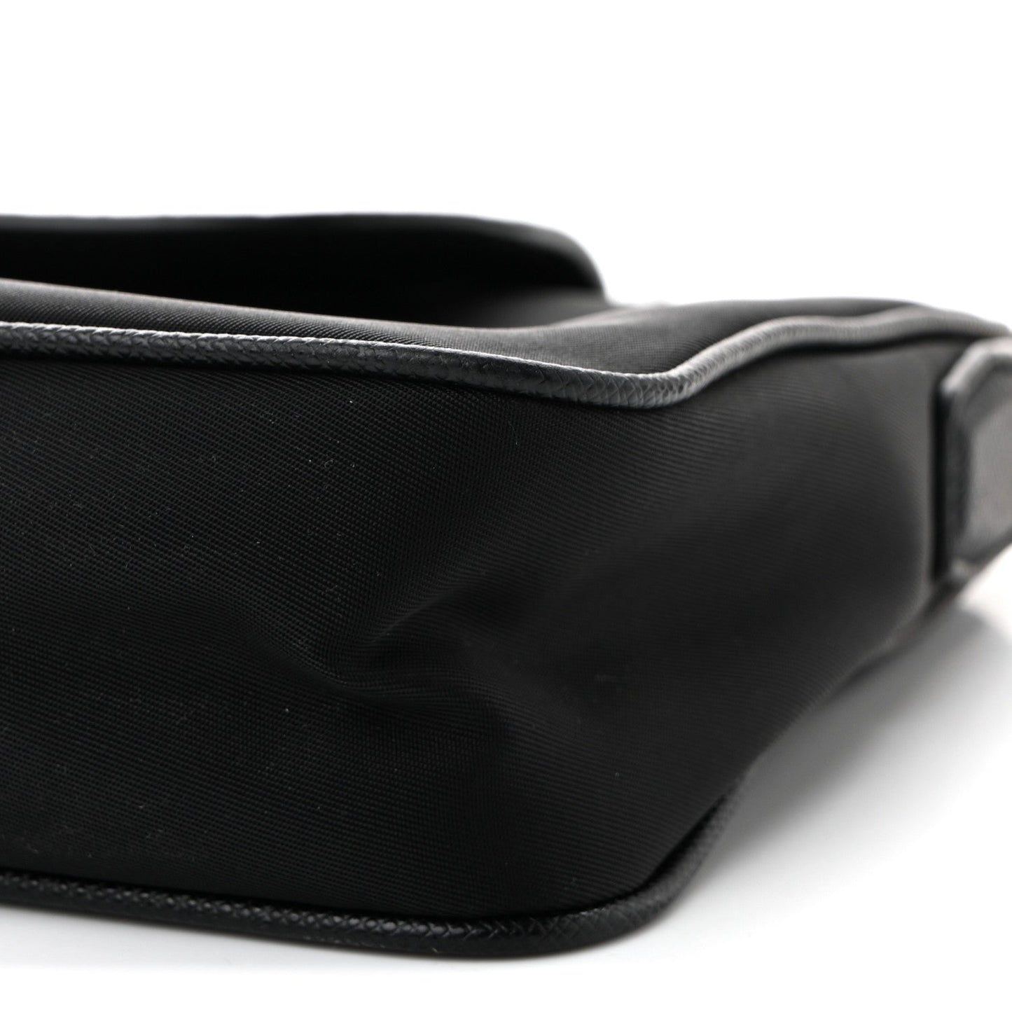 Tessuto Nylon Saffiano Crossbody Bag Black