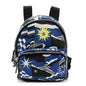 Canvas Cruise La Pausa Print Backpack Blue Multicolor