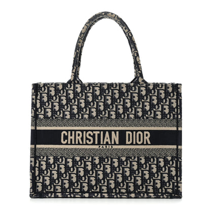 Oblique Medium Book Tote Blue Multicolor