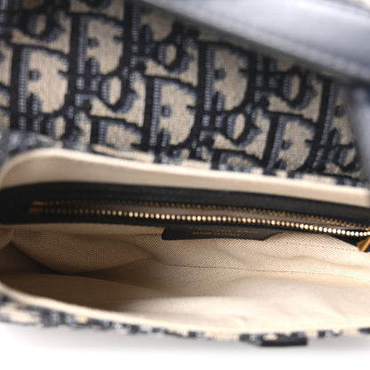 Oblique Saddle Bag Blue