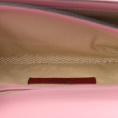 Nappa Bow Studded Shoulder Bag Pop Gardenia