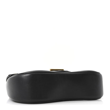 Calfskin Love Lock New Wave Chain MM Black