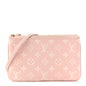 Empreinte Monogram Double Zip Pochette Rose