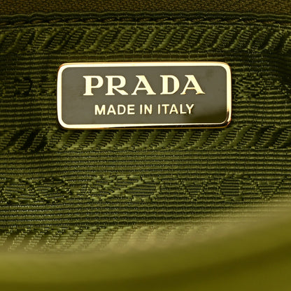Re-Nylon Saffiano Mini Re-Edition 2005 Bag Ivy Green