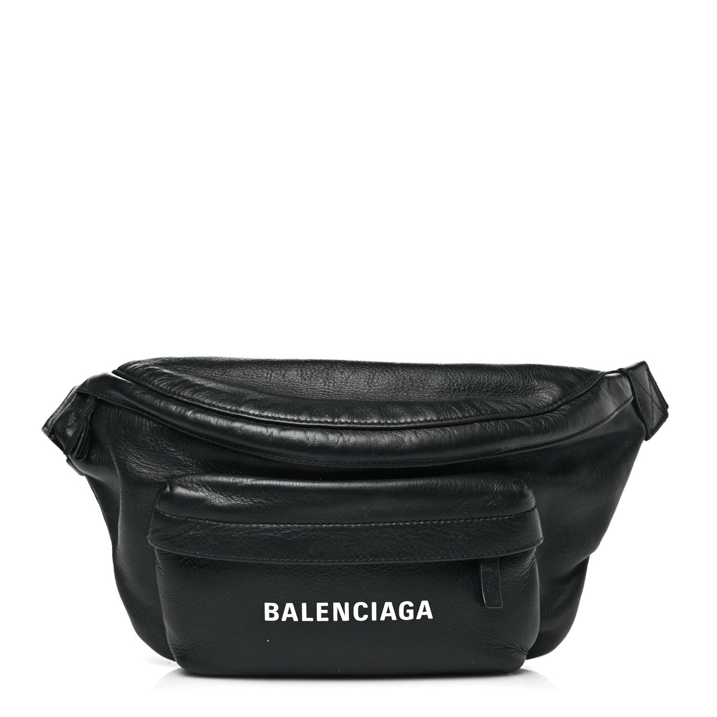 Smooth Calfskin Logo Large Everyday Beltpack Black White
