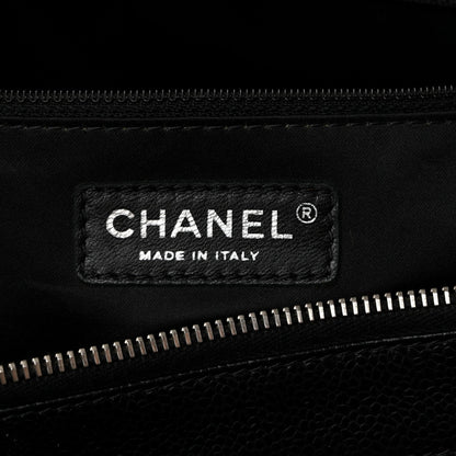 Caviar Quilted XL Grand Shopping Tote GST Black
