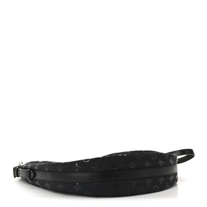 Nylon Monogram Loop Pocket Hobo Polar Night