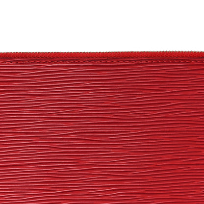 Epi Pochette Accessories 24 Castillan Red