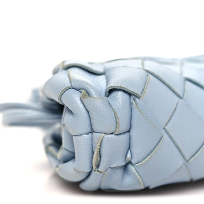 Nappa Intrecciato Coin Purse Ice