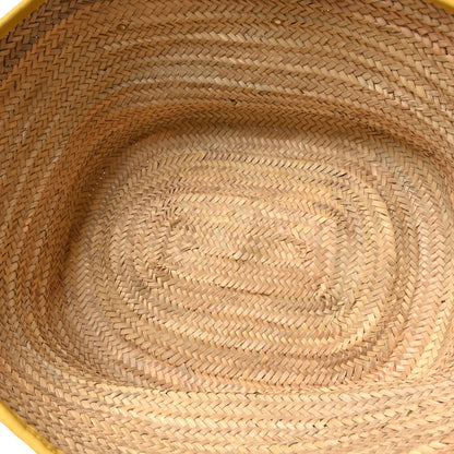 Raffia Le Grand Panier Soli Multicolor