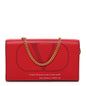 Calfskin Love Lab Go Logo Chain Pouch Rouge Pur