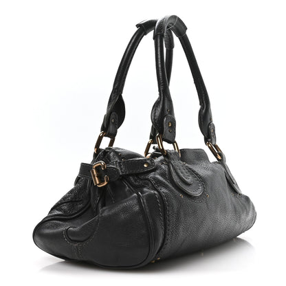 Calfskin Medium Paddington Satchel Bleu Nuit
