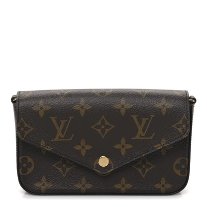 Monogram Felicie Strap & Go Felicie Pochette Kaki