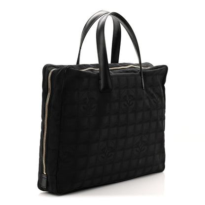 Nylon Travel Briefcase Black