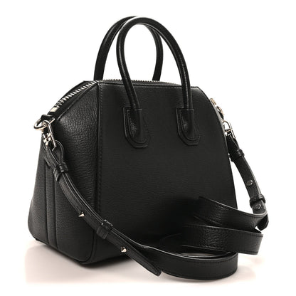 Sugar Goatskin Mini Antigona Black