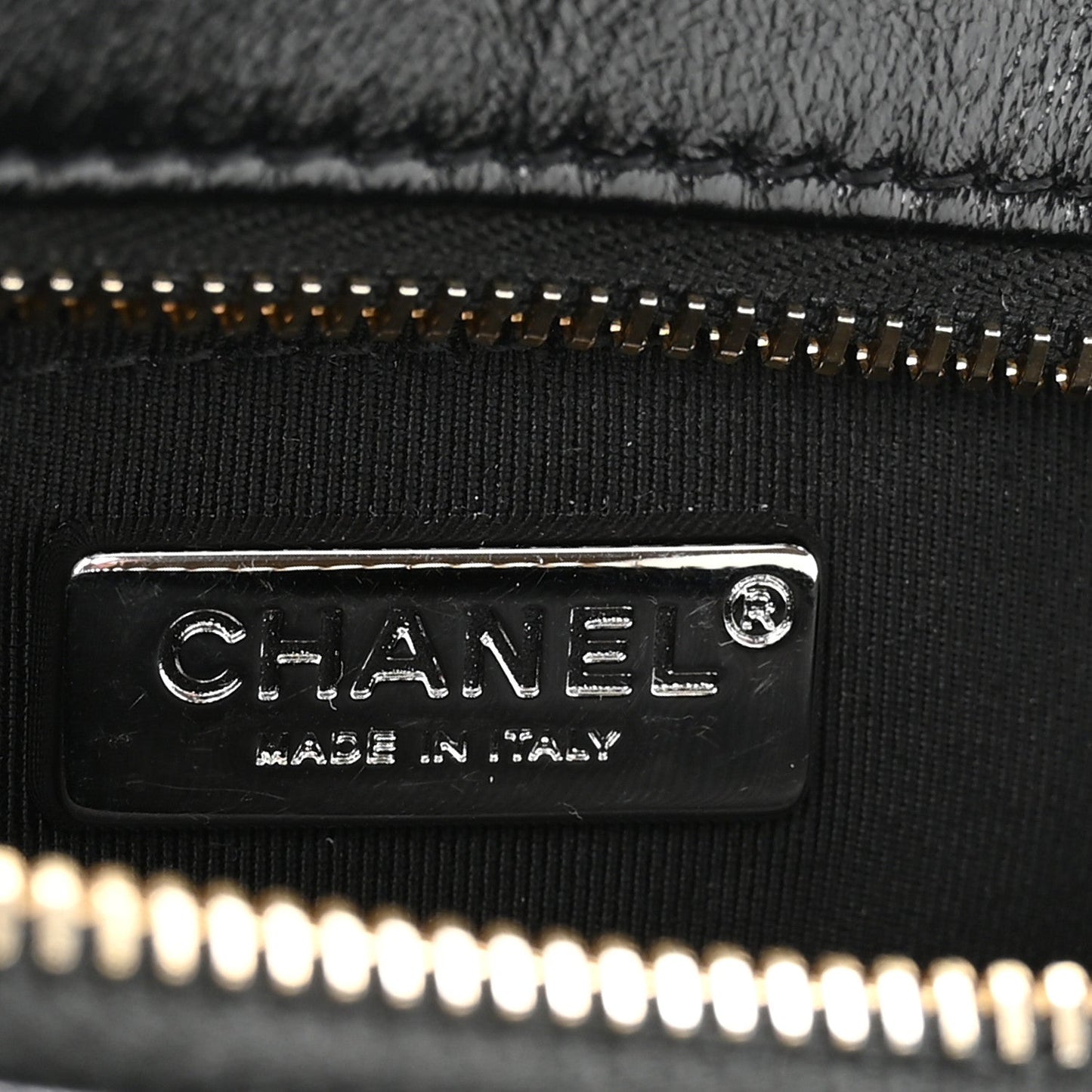 Sequin Calfskin Small Gabrielle Hobo Black Gold