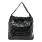 Shiny Calfskin Quilted Chanel 22 So Black