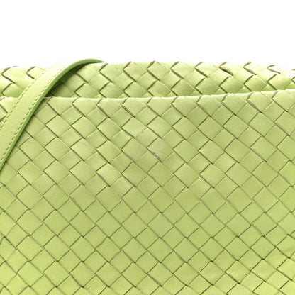 Nappa Intrecciato Small Camera Bag Acid Kiwi
