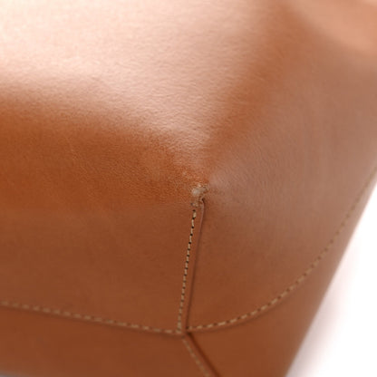 Vegetable Tanned Calfskin Mini Bucket Bag Cammello Rosa