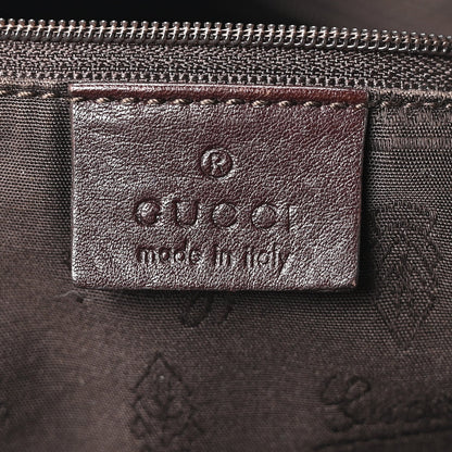 Guccissima Medium Sukey Tote Chocolate