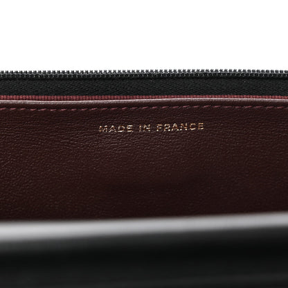 Lambskin Quilted Wallet On Chain WOC Black