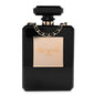 Plexiglass Perfume Bottle Clutch Black