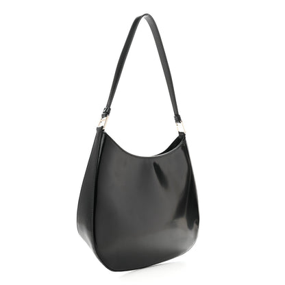 Spazzolato Cleo Shoulder Bag Black