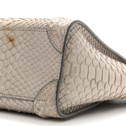 Snakeskin Nano Luggage Grey