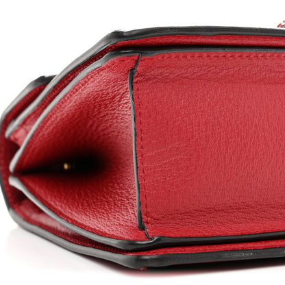 GG Supreme Monogram Small Queen Margaret Top Handle Bag Red