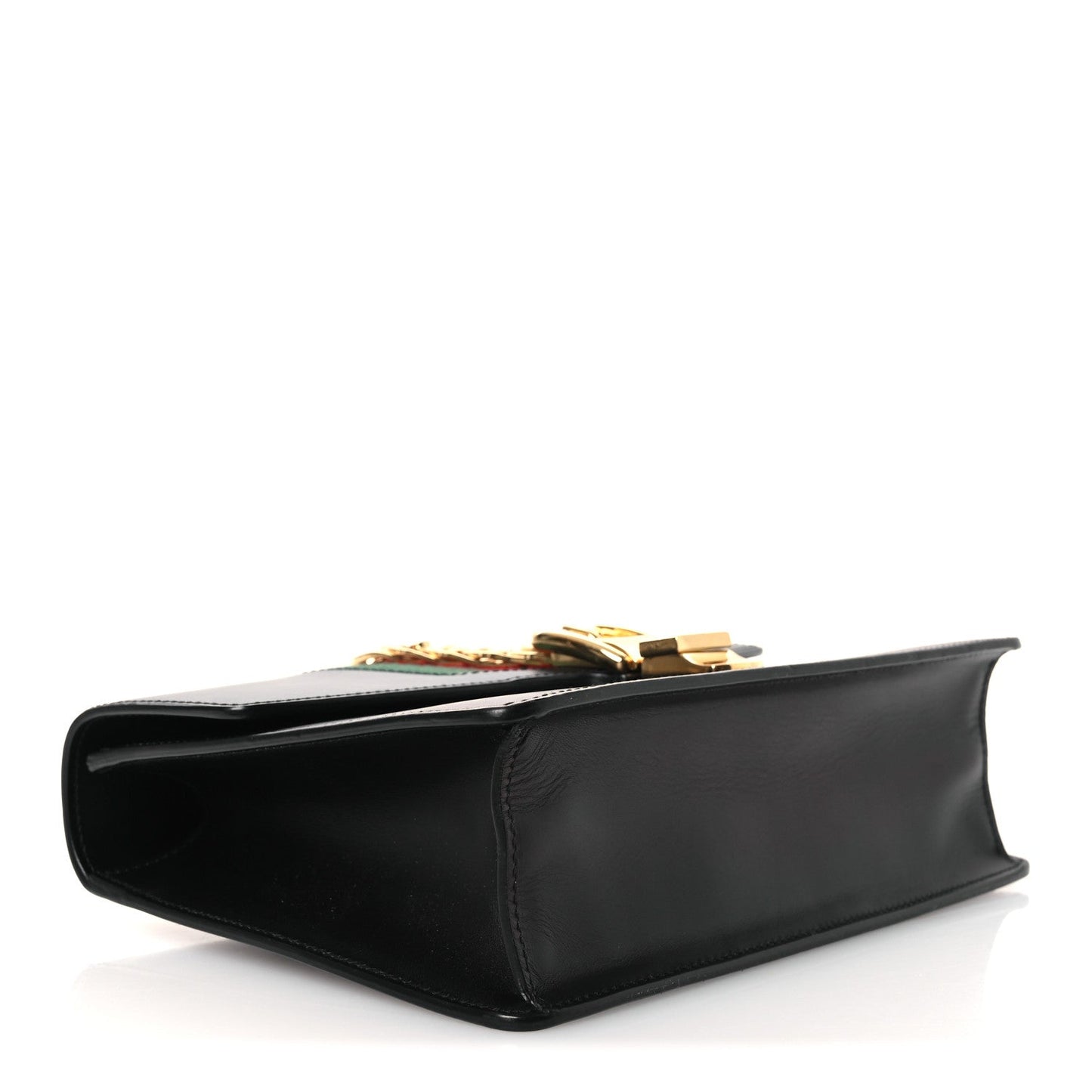 Calfskin Small Sylvie Shoulder Bag Black
