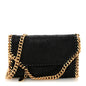 Shaggy Deer Tiny Fold Over Falabella Tote Black