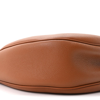 Supple Calfskin Medium Triomphe Heloise Shoulder Bag Tan