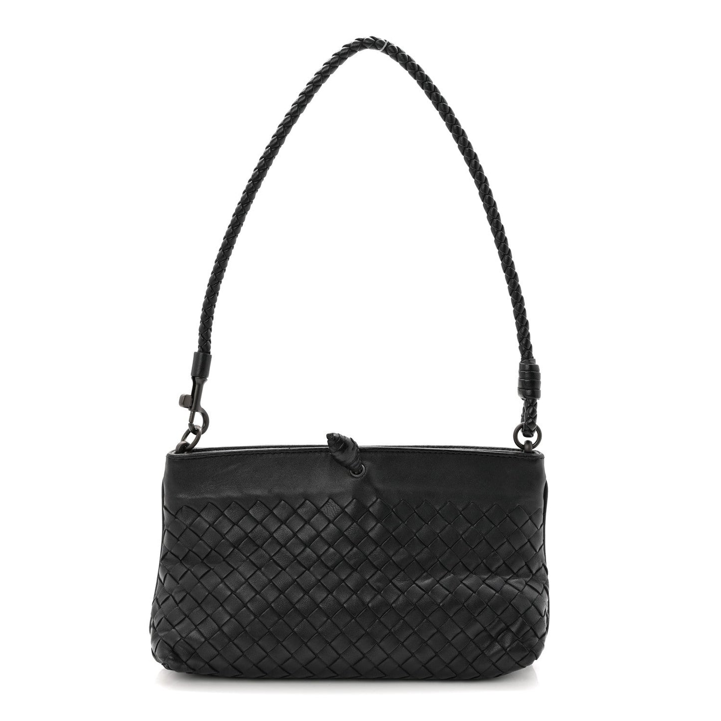Nappa Intrecciato Mini Shoulder Bag Black