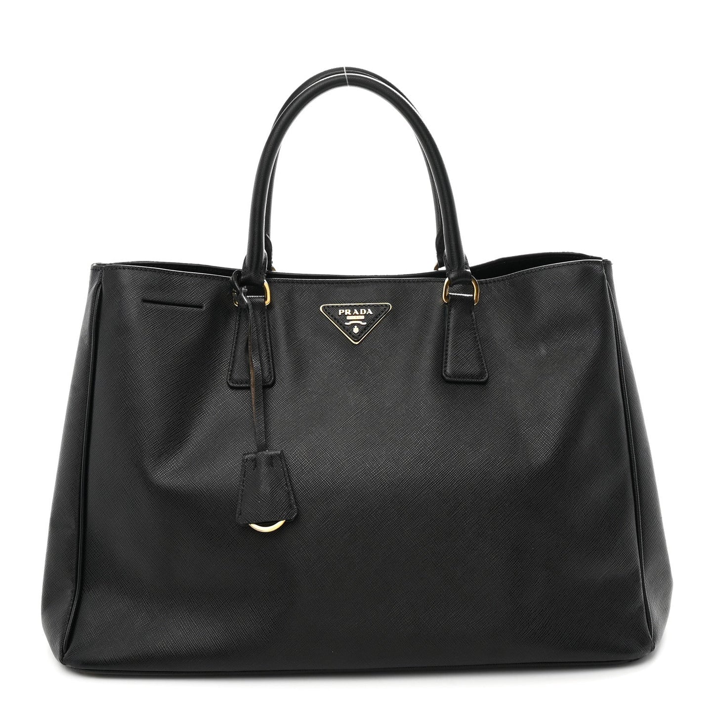 Saffiano Lux Large Tote Black