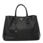 Saffiano Lux Large Tote Black