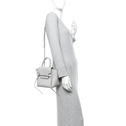 Grained Calfskin Nano Belt Bag Mineral