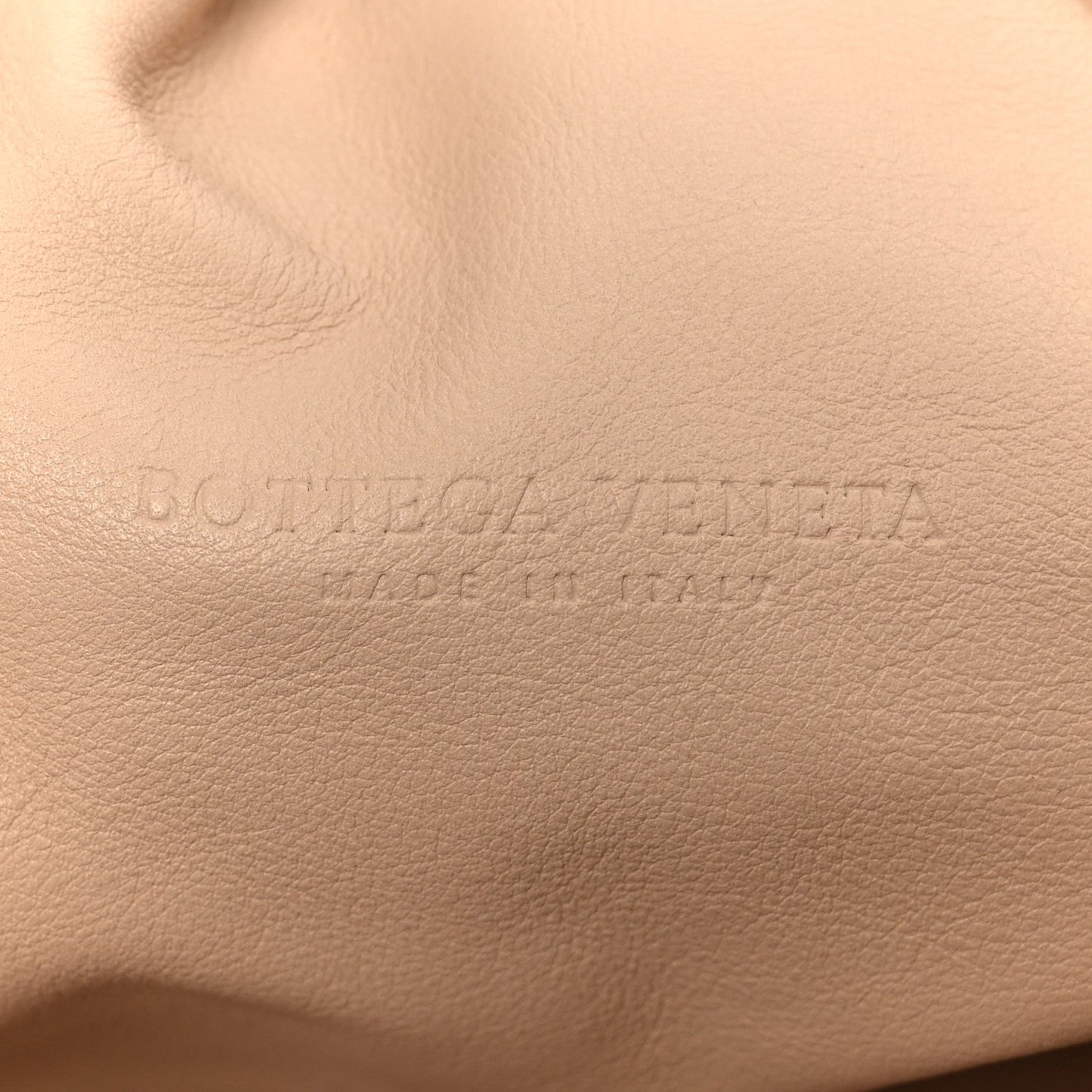 Smooth Butter Calf The Pouch Oversized Clutch Nude