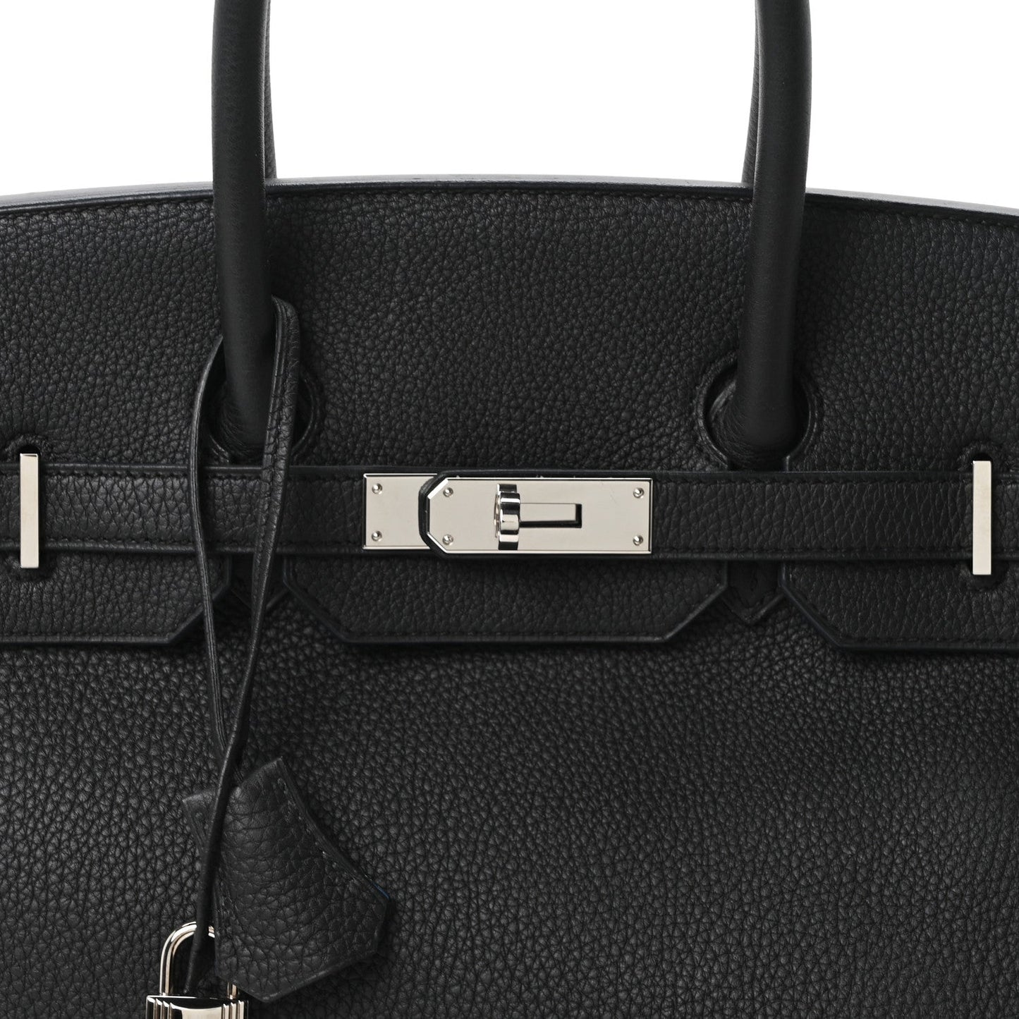 Togo Birkin 35 Black Bleu Agate