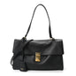Calfskin Medium Soft Sound Shoulder Bag Black