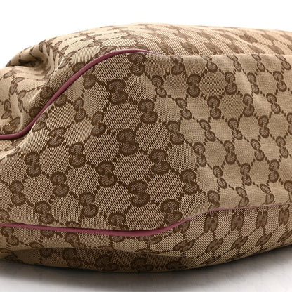 Monogram Medium Sukey Top Handle Tote Peonia Flower