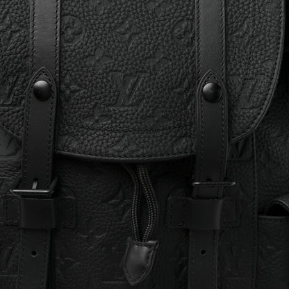 Taurillon Monogram Christopher MM Backpack Black