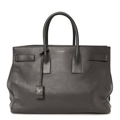 Calfskin Large Sac de Jour Carryall Grey